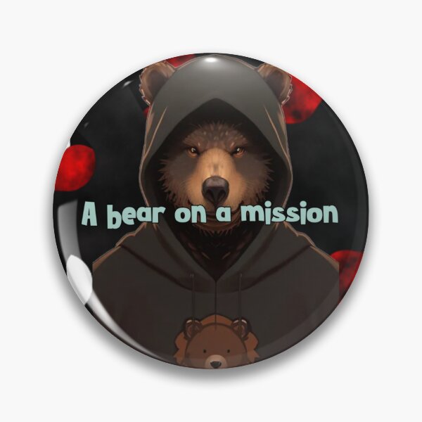 Item preview, A Bear On A Mission Hooded Gamer Bear Esports designed and sold by Animalloveus.