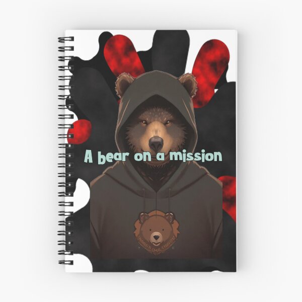 Item preview, A Bear On A Mission Hooded Gamer Bear Esports designed and sold by Animalloveus.