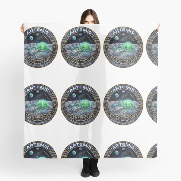 Item preview, Artemis Mission Green Lunar Base Solarpunk Space designed and sold by PictoVibe.