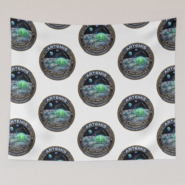 Item preview, Artemis Mission Green Lunar Base Solarpunk Space designed and sold by PictoVibe.