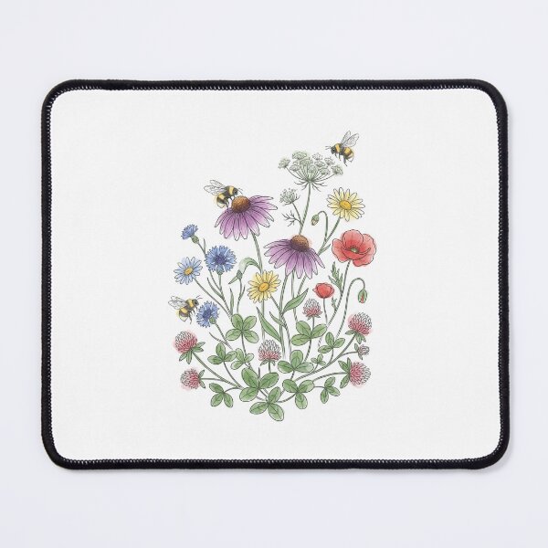 Item preview, Rewilding Gardens Native Wildflowers Botanical Bee Care designed and sold by PictoVibe.