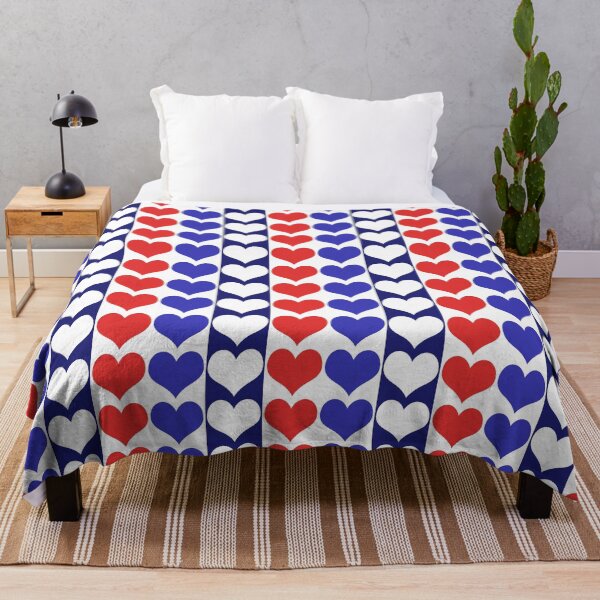 Item preview, Patriotic Heart Stripe Seamless Repeat designed and sold by Sharon Schwalbe.