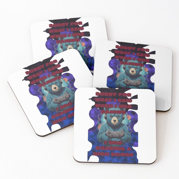 Item preview, Sorry For What I Said When Gaming Chasing A High Score Bear designed and sold by Animalloveus.