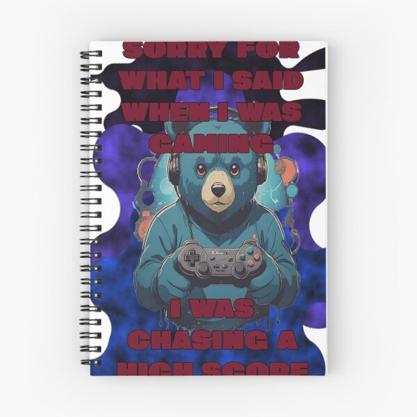 Item preview, Sorry For What I Said When Gaming Chasing A High Score Bear designed and sold by Animalloveus.