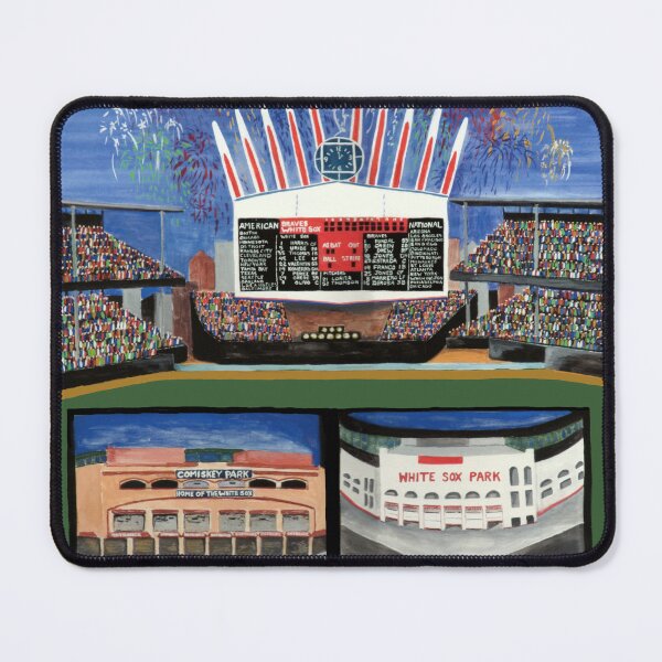 Item preview, Sport Team Stadium Art, Chicago Baseball, Illinois Baseball, Vintage Baseball Stadium Art designed and sold by GalleryTrio.