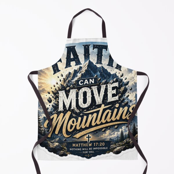 Item preview, Faith Can Move Mountains Christian Sticker designed and sold by Omanut Studio — By Ashwin..