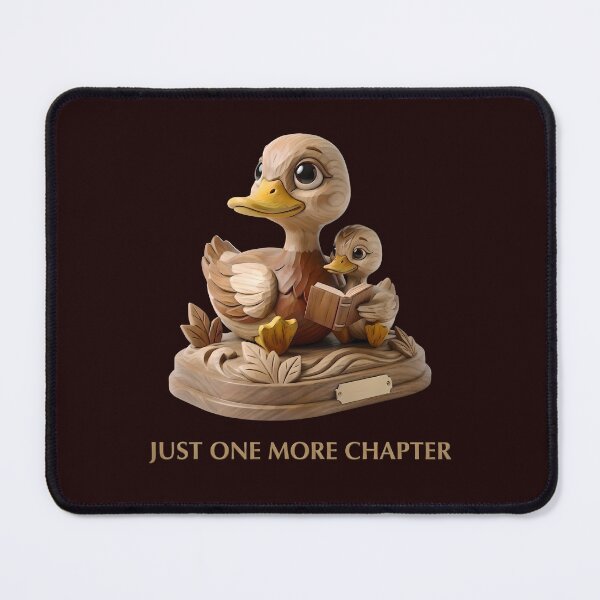 Item preview, Just One More Chapter Cute Wooden Ducks Reading Book designed and sold by Utopian-Magic.