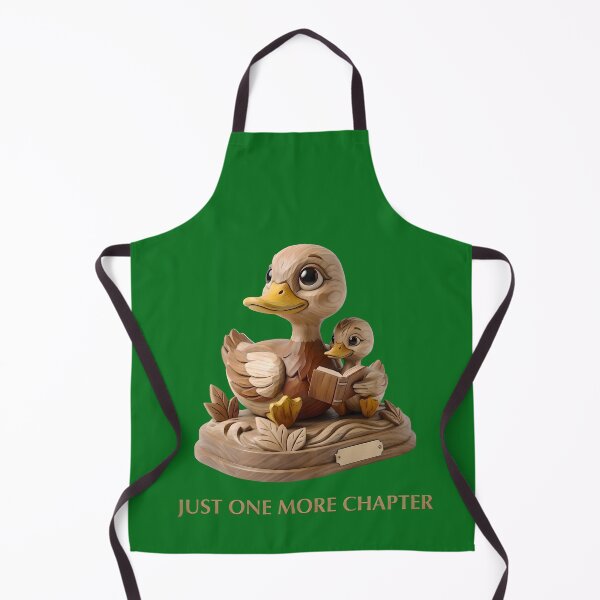 Item preview, Just One More Chapter Cute Wooden Ducks Reading Book designed and sold by Utopian-Magic.