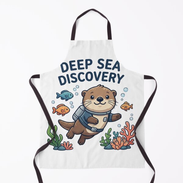 Item preview, A cute otter dives into the sea. designed and sold by Ahmedsyde.