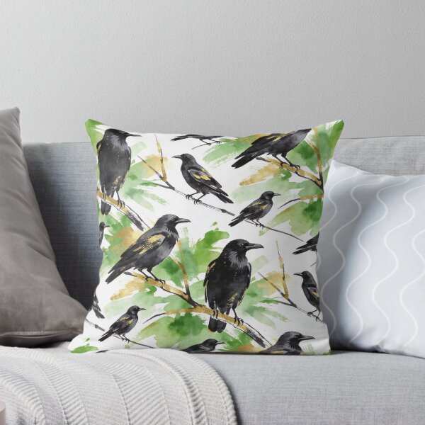 Item preview, ​Luxury Gold Foil Raven Pattern designed and sold by Thewissal.