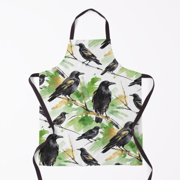 Item preview, ​Luxury Gold Foil Raven Pattern designed and sold by wissal.studio.