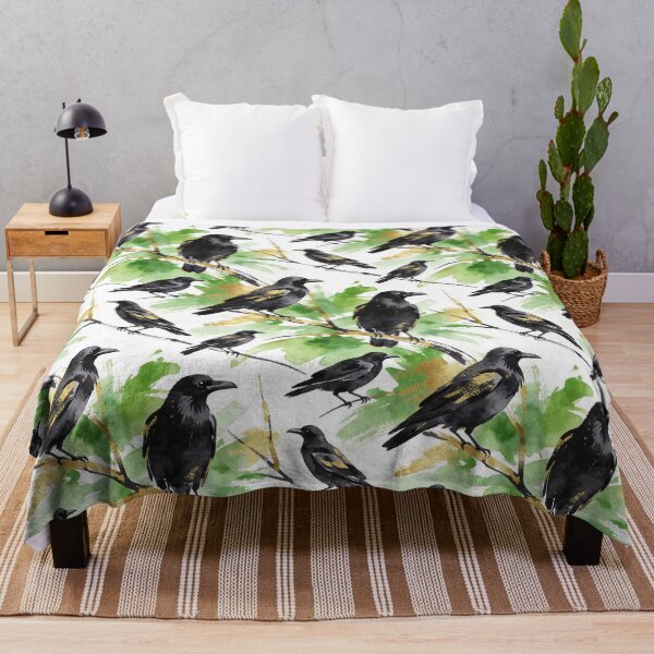 Item preview, ​Luxury Gold Foil Raven Pattern designed and sold by Thewissal.