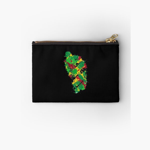 Item preview, Dominica Island Map Flag Paint Splatter Art designed and sold by DuckOddity.