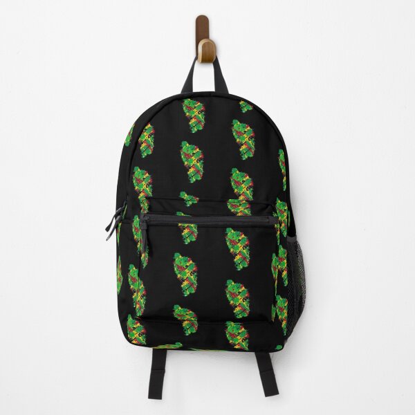 Item preview, Dominica Island Map Flag Paint Splatter Art designed and sold by DuckOddity.
