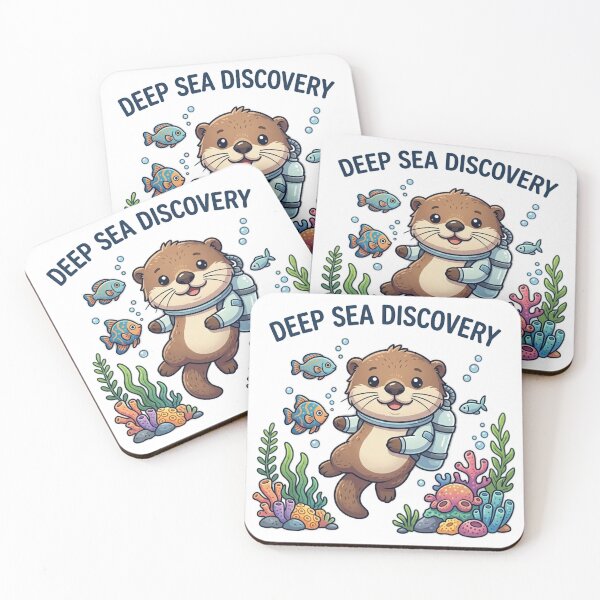 Item preview, Copy of A cute otter dives into the sea. designed and sold by Ahmedsyde.