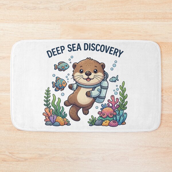 Item preview, Copy of A cute otter dives into the sea. designed and sold by Ahmedsyde.