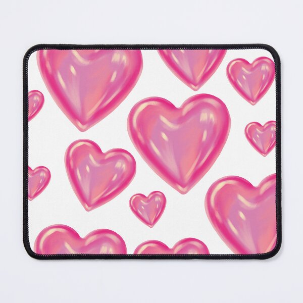 Item preview, Glossy Pink Heart Pattern Aesthetic designed and sold by Theselinara.