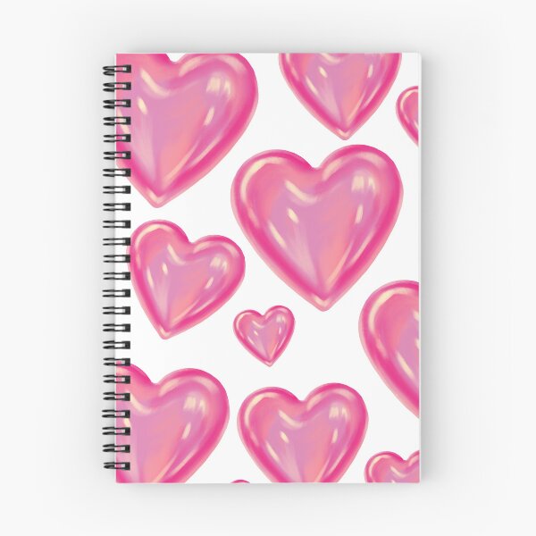 Item preview, Glossy Pink Heart Pattern Aesthetic designed and sold by Theselinara.