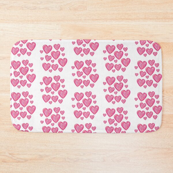 Item preview, Glossy Pink Heart Pattern Aesthetic designed and sold by Theselinara.