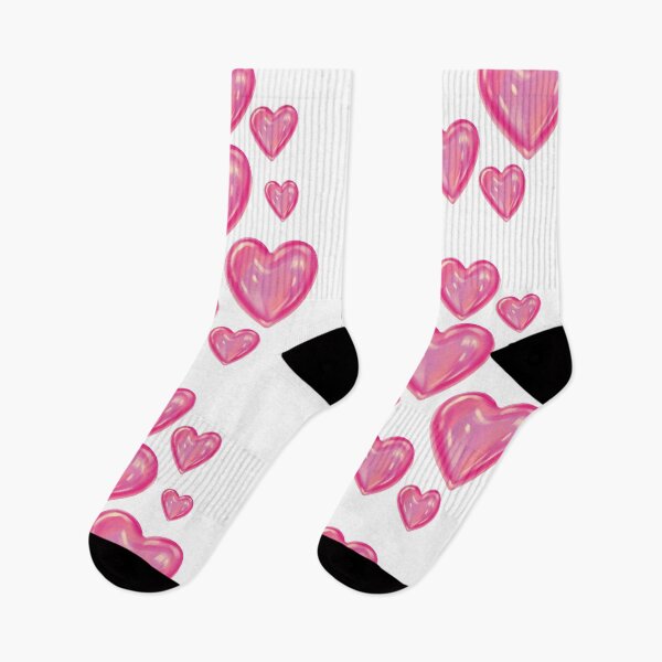 Item preview, Glossy Pink Heart Pattern Aesthetic designed and sold by Theselinara.