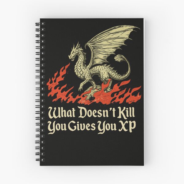 Item preview, What Doesn’t Kill You Gives You XP Funny Dragon RPG Gamer designed and sold by Dujosufot.