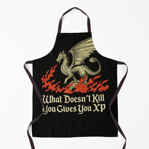 Item preview, What Doesn’t Kill You Gives You XP Funny Dragon RPG Gamer designed and sold by Dujosufot.