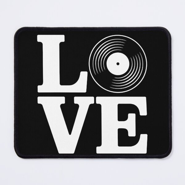 Item preview, Vinyl Record LOVE Retro Music Aesthetic Design designed and sold by Altered Pixels.