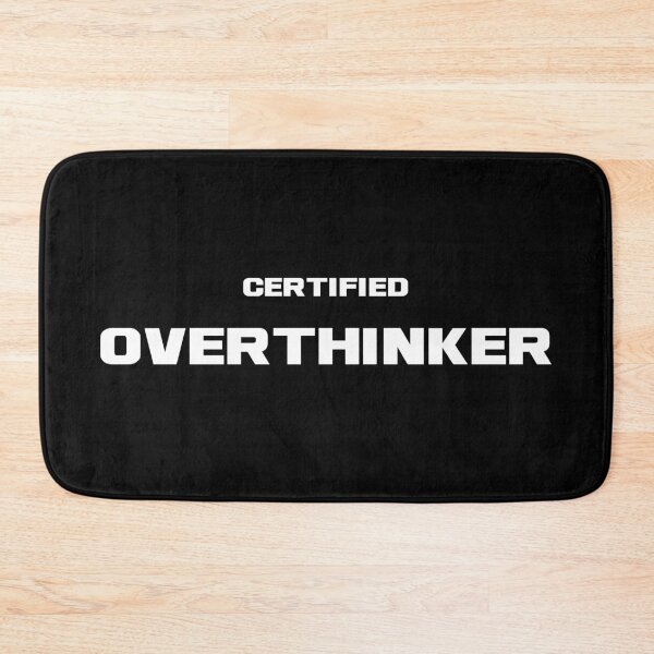 Item preview, Certified Overthinker, Unique designed and sold by villacreativa.