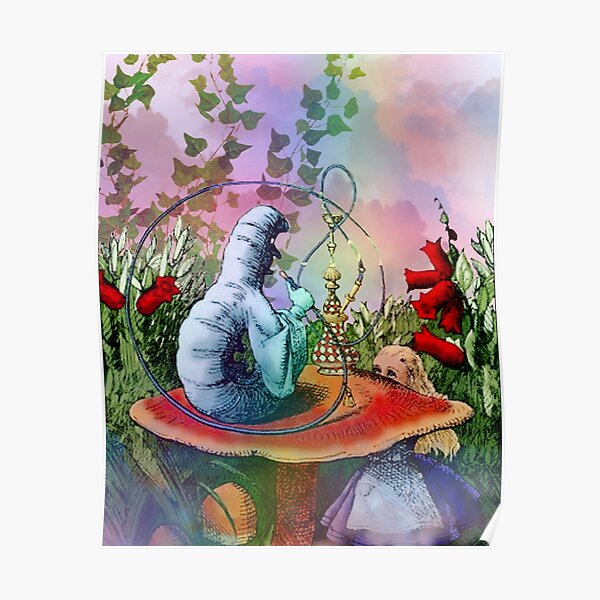 Poster Alice Im Wunderland Redbubble