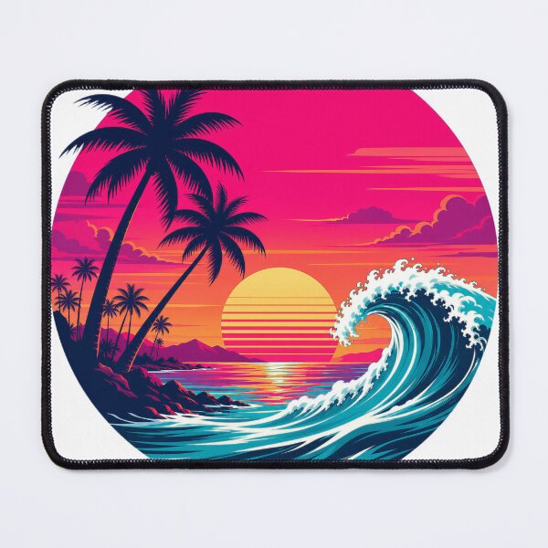 Item preview, Wave and Moon designed and sold by LUNA VIBES.