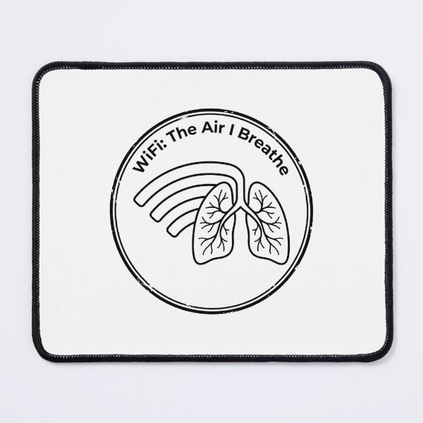 Item preview, WiFi The Air I Breathe Funny Digital Nomad Tech designed and sold by PictoVibe.