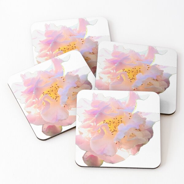 Item preview, Luminous Pastel Pink Camellia Blossom Botanical Cutout designed and sold by BalkanBloom.