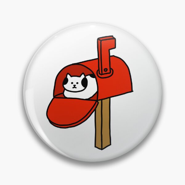 Item preview, a Cat in the mailbox designed and sold by superbaechoo.