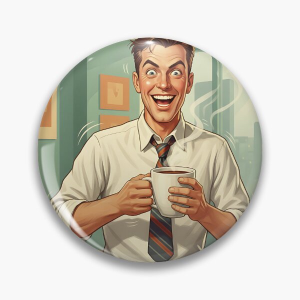Item preview, Fueled by Caffeine and poor decisions Vintage Retro Joke designed and sold by Retro-Anime9.