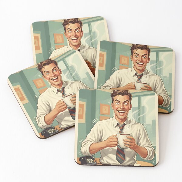 Item preview, Fueled by Caffeine and poor decisions Vintage Retro Joke designed and sold by Retro-Anime9.