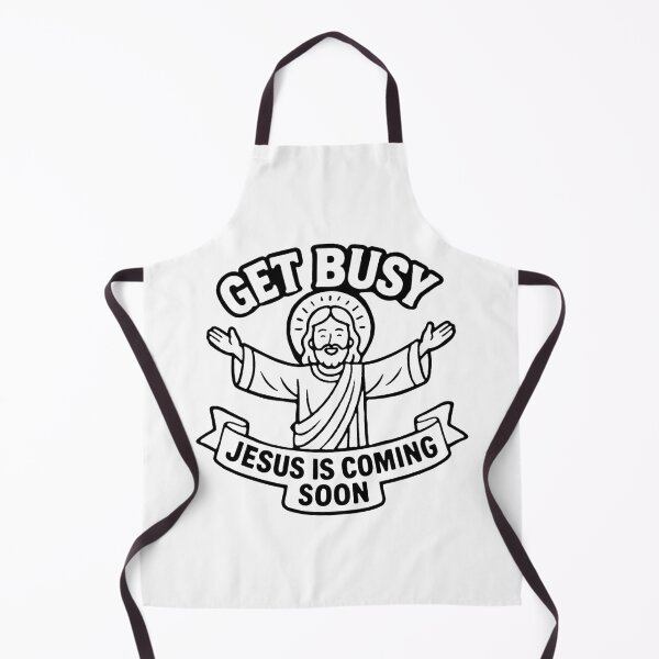 Item preview, Get Busy Jesus Is Coming Soon designed and sold by plushism.