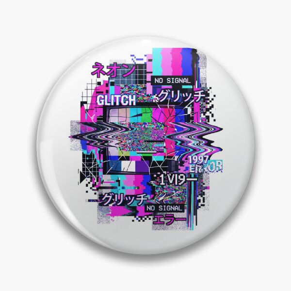 Item preview, VHS Video Static Retro Glitch Art Analog 90s designed and sold by PictoVibe.
