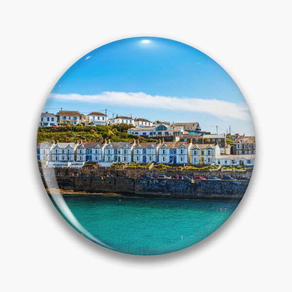 Item preview, Porthleven Harbour, Houses And Clock Tower, Cornwall, England designed and sold by Paul Thompson Photography.