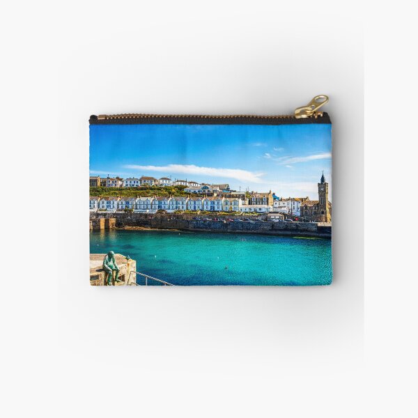 Item preview, Porthleven Harbour, Houses And Clock Tower, Cornwall, England designed and sold by Paul Thompson Photography.
