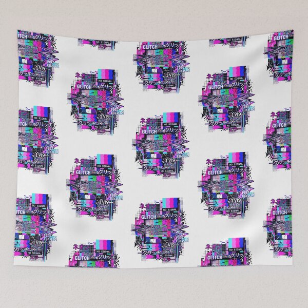 Item preview, VHS Video Static Retro Glitch Art Analog 90s designed and sold by PictoVibe.
