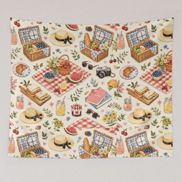 Item preview, Summer Picnic Pattern  designed and sold by Aramdesing.