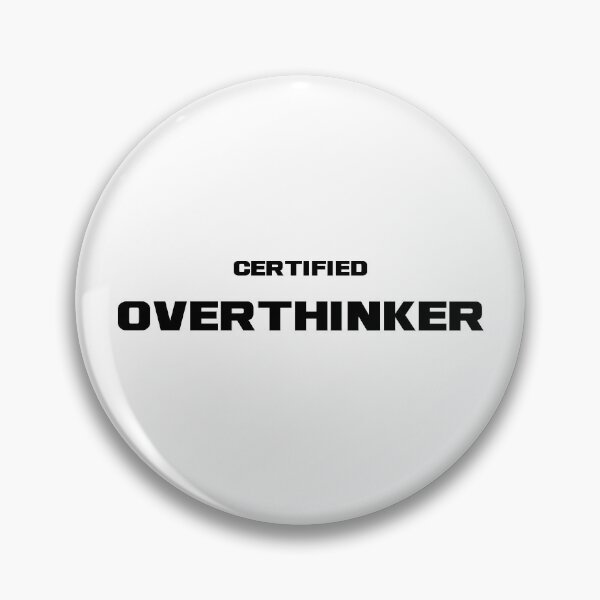 Item preview, Certified Overthinker, Unique designed and sold by villacreativa.