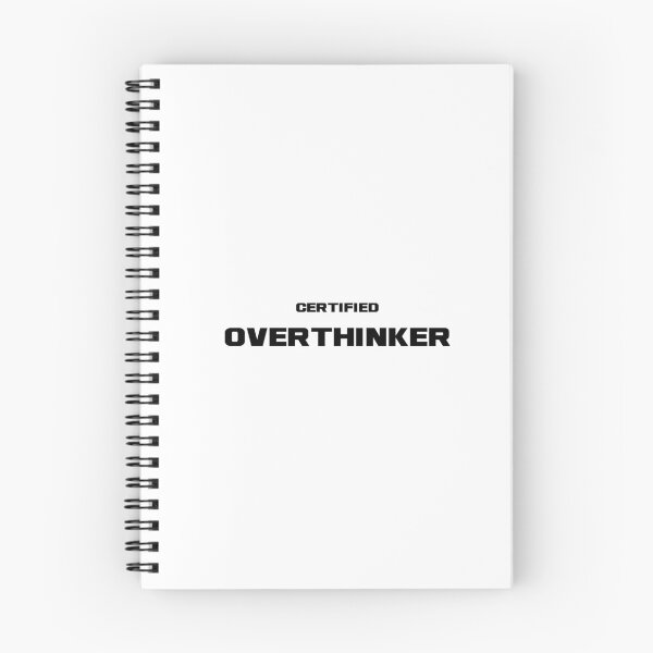 Item preview, Certified Overthinker, Unique designed and sold by villacreativa.