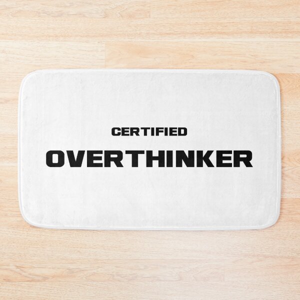 Item preview, Certified Overthinker, Unique designed and sold by villacreativa.