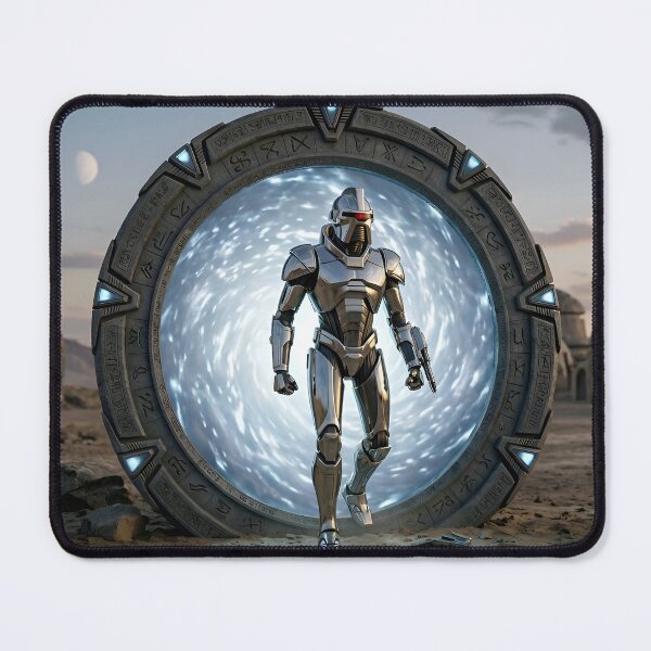 Item preview, Cylon stepping out of stargate designed and sold by WiseBow.