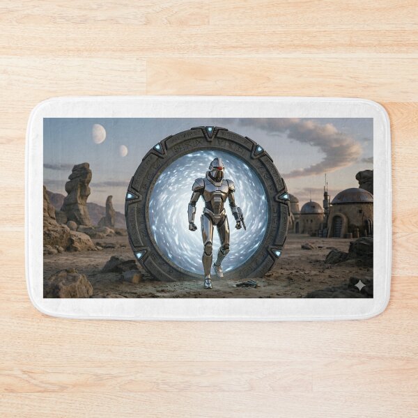 Item preview, Cylon stepping out of stargate designed and sold by WiseBow.