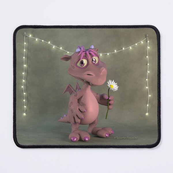 Item preview, Pink Dragon designed and sold by Roberta Angiolani.