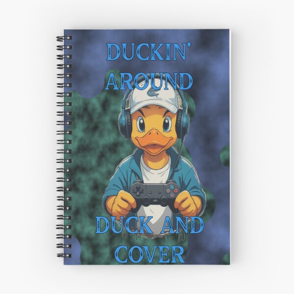 Item preview, Duckin Around Duck And Cover Funny Gamer Duck designed and sold by Animalloveus.