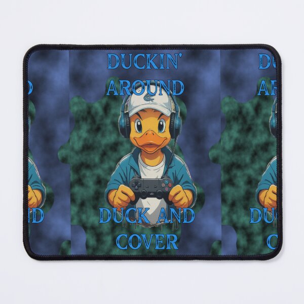 Item preview, Duckin Around Duck And Cover Funny Gamer Duck designed and sold by Animalloveus.