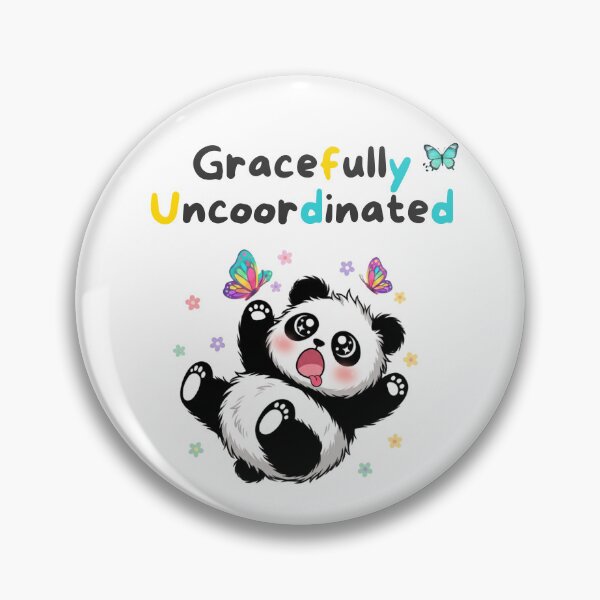 Item preview, Gracefully Uncoordinated Cute Panda with Butterflies designed and sold by BCapybara.